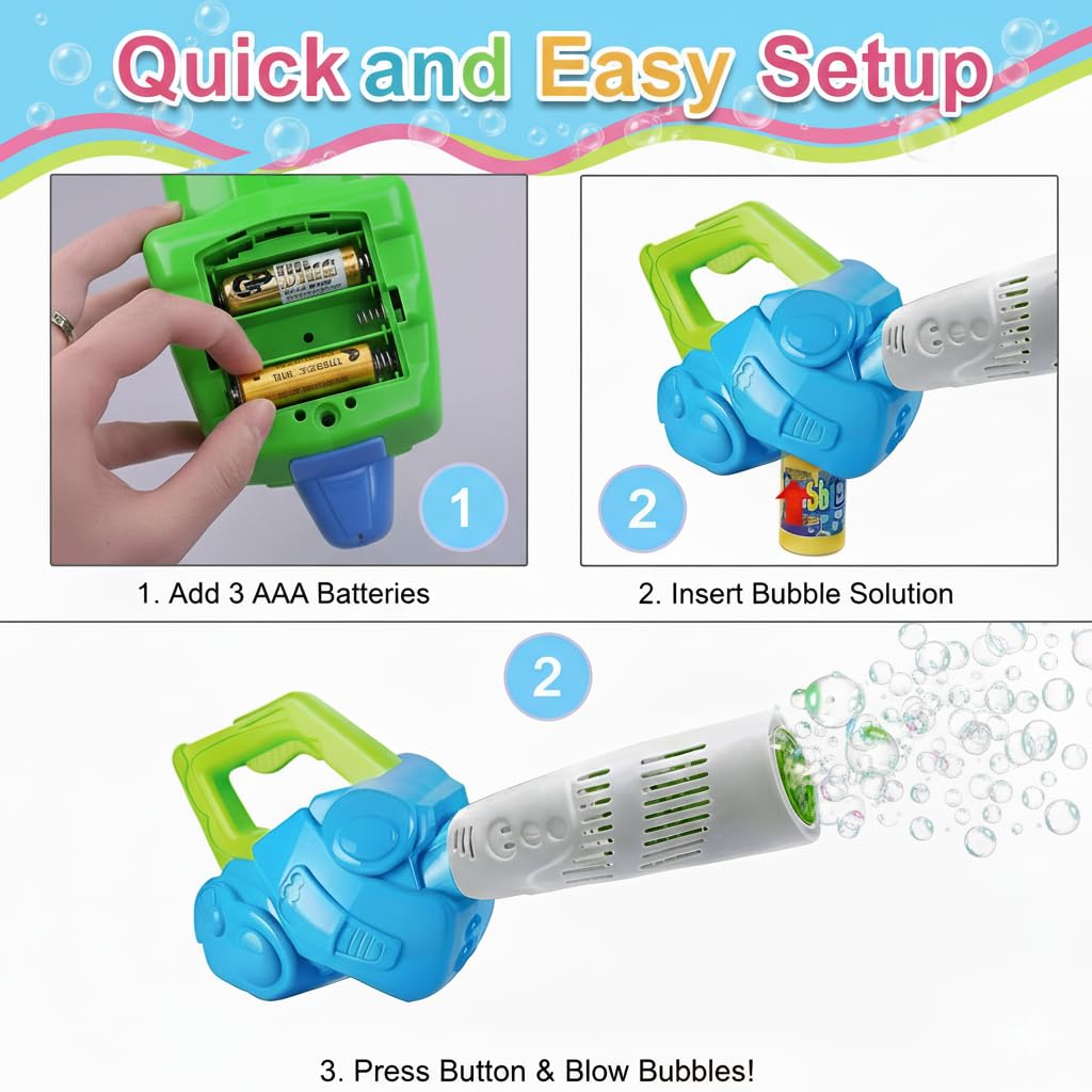 ArtCreativity Bubble Leaf Blower gift idea for birthdays and holidays.