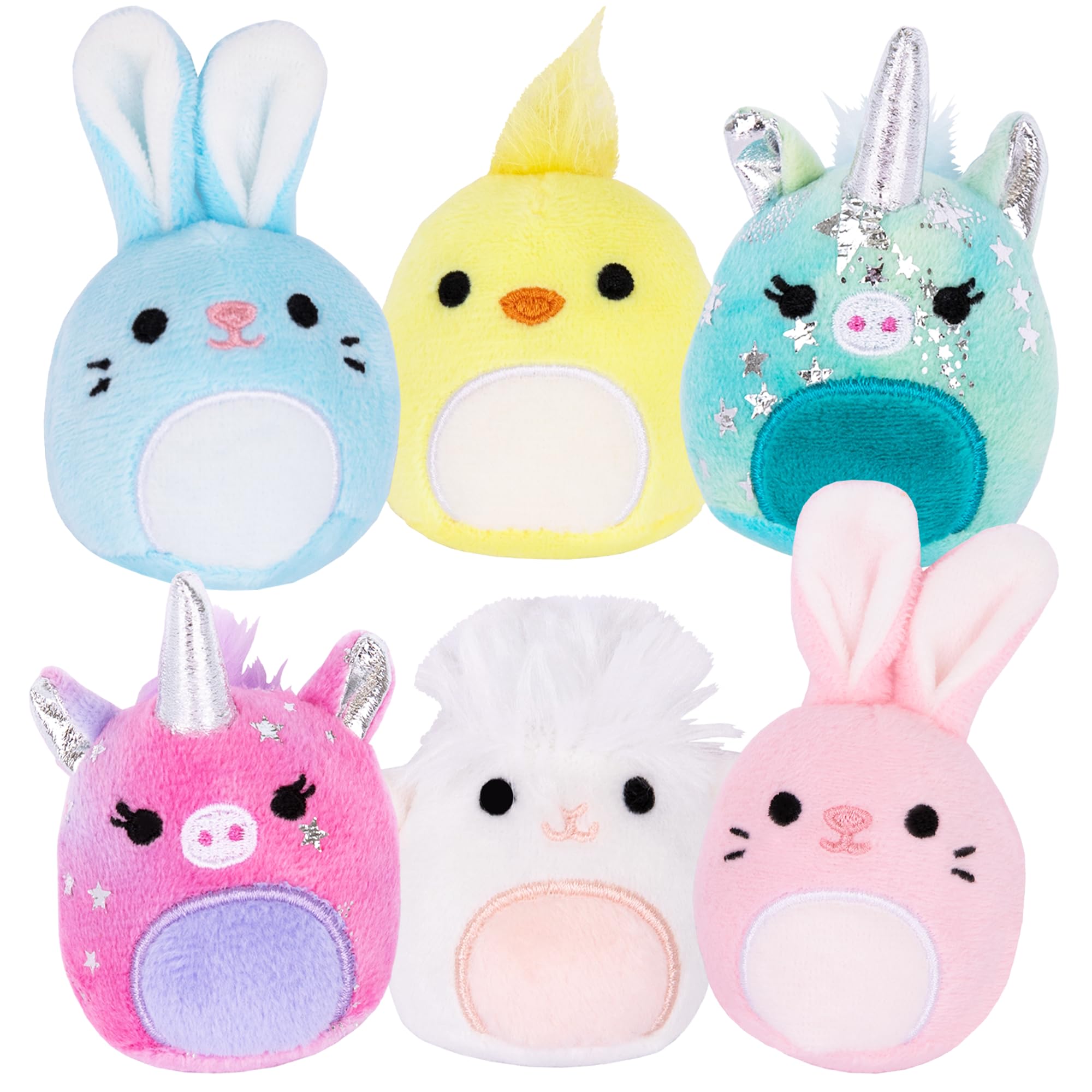 ArtCreativity bulk Easter stuffed animals pastel set for festive decor and kids' play