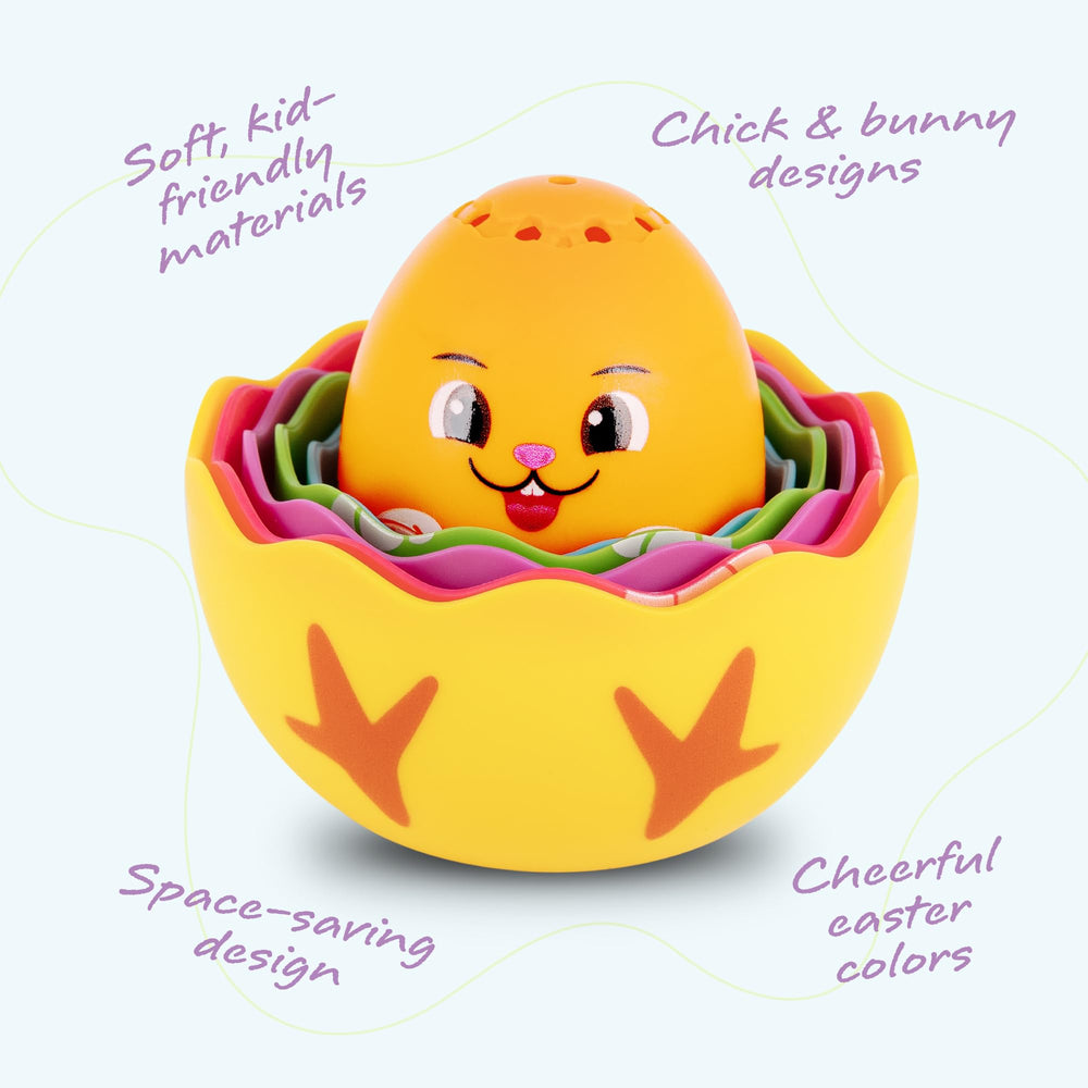 ArtCreativity chick design bath toy promotes imaginative play while bathing.