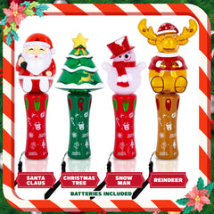 ArtCreativity Christmas Tree LED wand creates a colorful glow for events.
