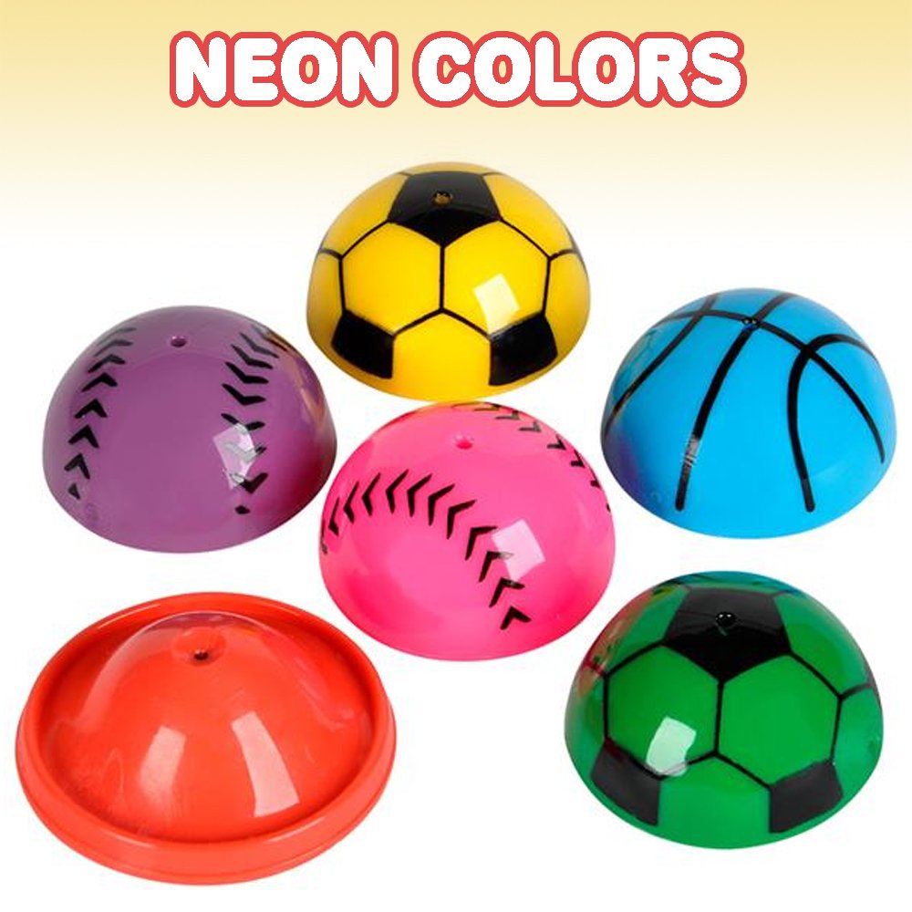 ArtCreativity colorful sport ball poppers offer safe, easy pop-up play for desks.