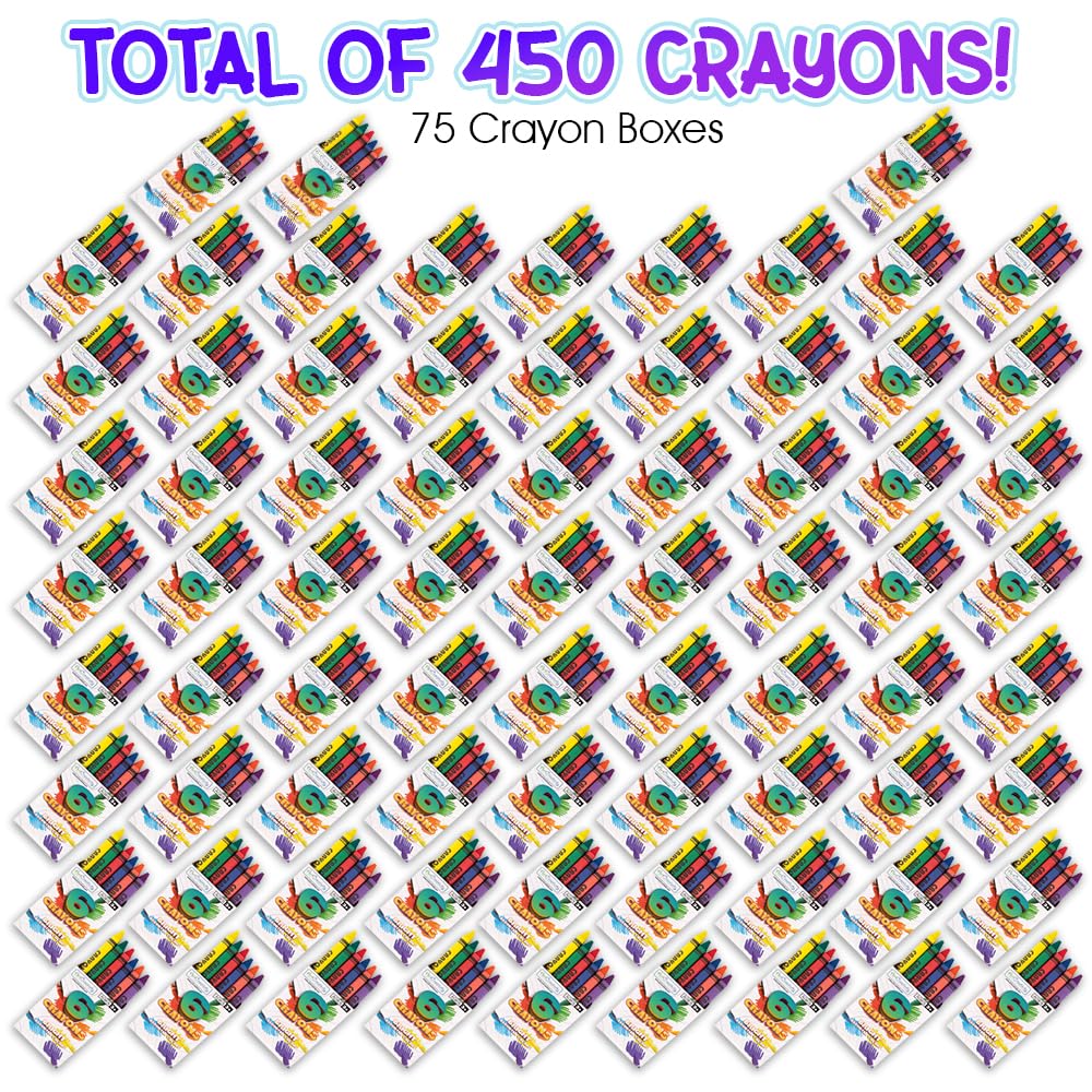 ArtCreativity crayons with 450 total crayons for large groups