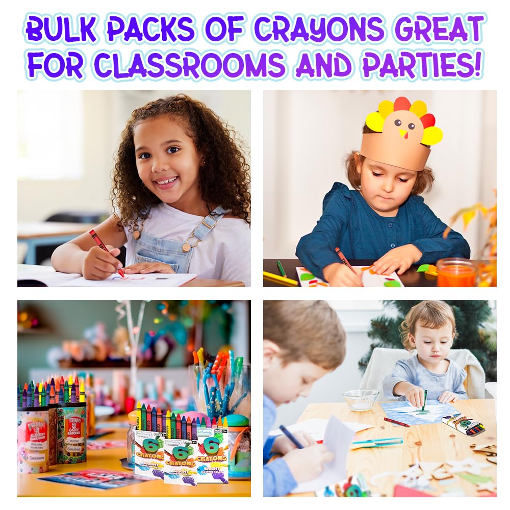 ArtCreativity crayons designed for easy grip by small hands