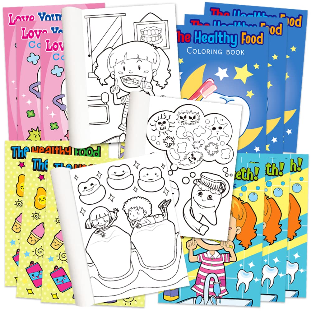 ArtCreativity dental kids 24-pack display for party favors and classroom activities.