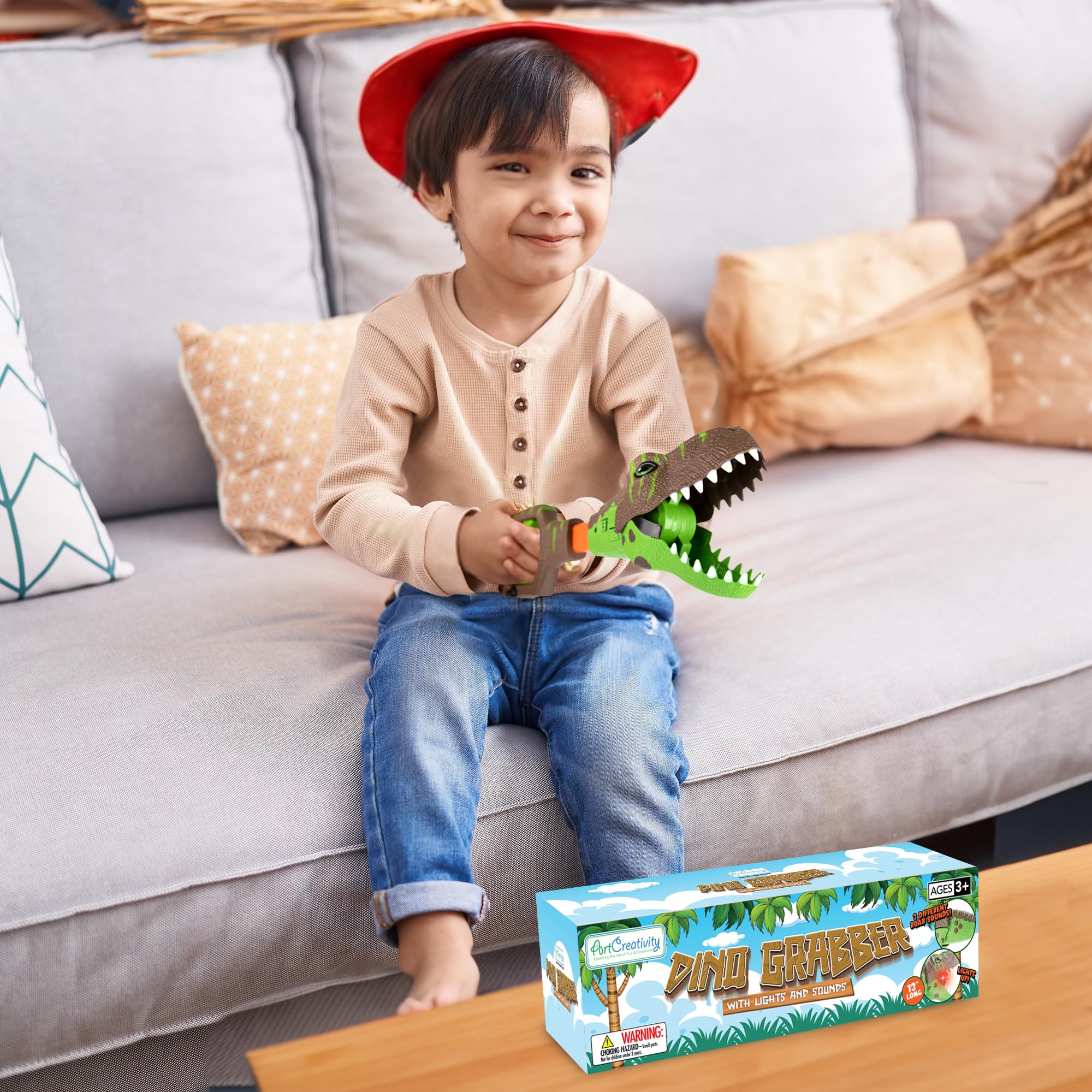 ArtCreativity Dinosaur Grabber makes a perfect gift for young dino fans