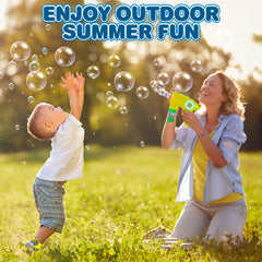ArtCreativity durable plastic bubble gun withstands energetic kids' play