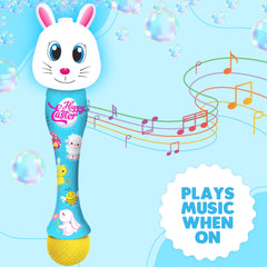 ArtCreativity Easter Bunny Bubble Wand batteries included for immediate play