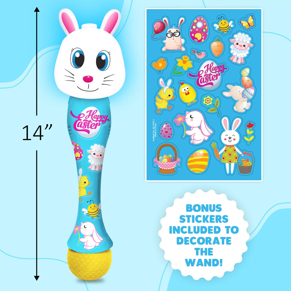ArtCreativity Easter Bunny Bubble Wand durable plastic construction for lasting giggles
