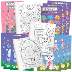 ArtCreativity Easter mini coloring books with bunnies, ideal for classroom coloring