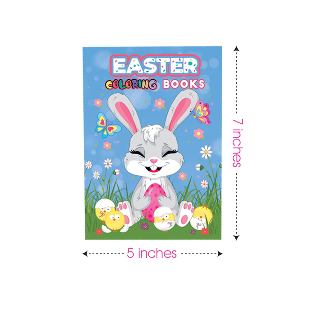 ArtCreativity Easter mini coloring books showing spring scenes for on-the-go play