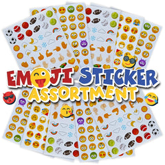 ArtCreativity emoticon stickers ideal as party favors for guests