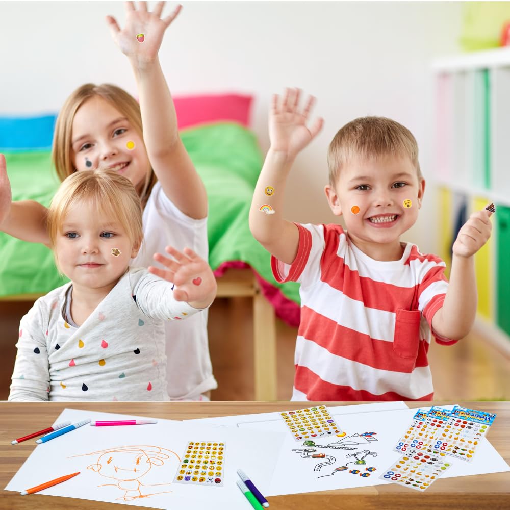ArtCreativity emoticon stickers non-toxic and kid-safe for arts