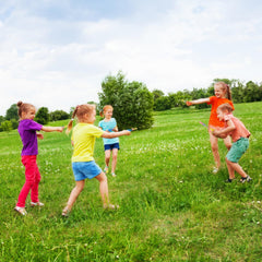 ArtCreativity foam rocket launchers feature durable plastic for lasting outdoor fun.