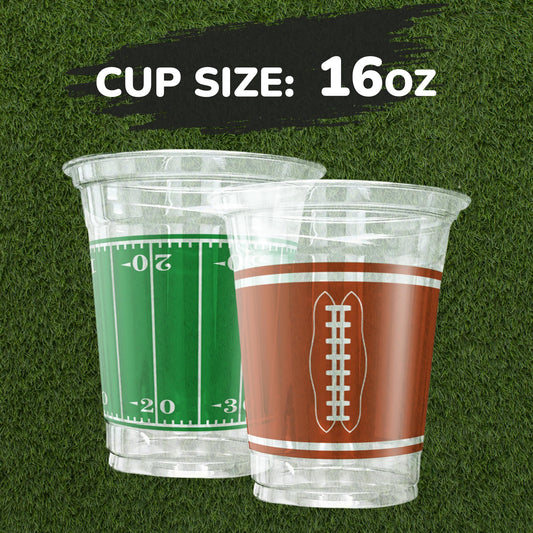ArtCreativity football field design cups adding table appeal