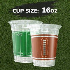 ArtCreativity football field design cups adding table appeal