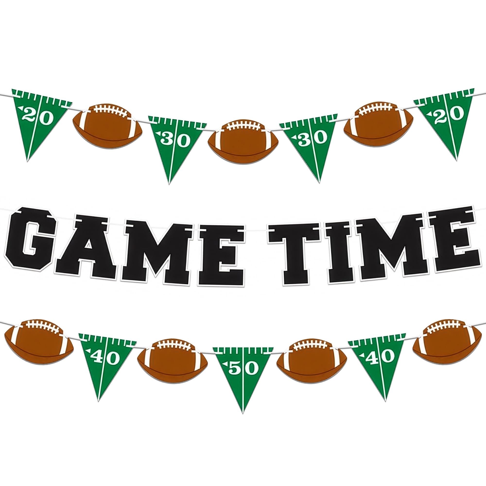 ArtCreativity Game Time letters banner adds bold messaging to game-day decor