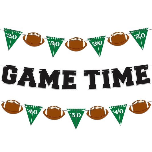 ArtCreativity Game Time letters banner adds bold messaging to game-day decor