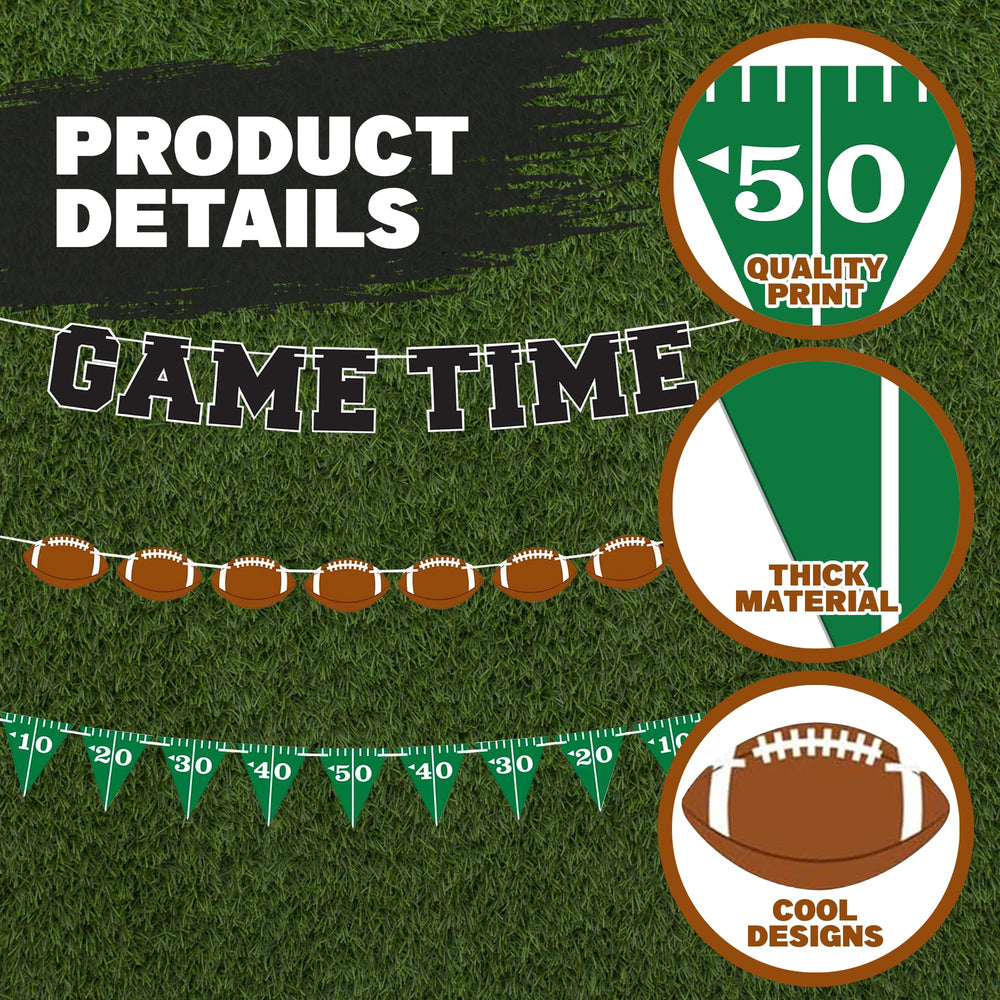 ArtCreativity football banner set elevates Super Bowl and game-day celebrations