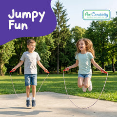 ArtCreativity indoor and outdoor jump rope in action during playtime