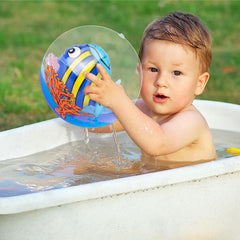 ArtCreativity kids pool fun 3pack fish balls, vibrant interiors captivate little swimmers.