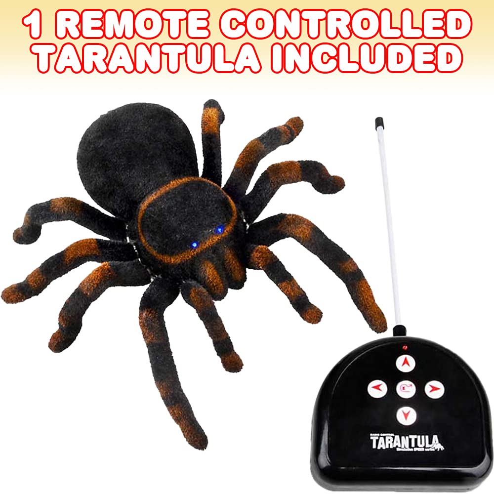 ArtCreativity spider featuring LED light-up eyes for spooky effect.