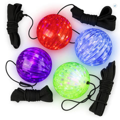ArtCreativity light-up orbit wrist balls set in a 4-pack for outdoor play.