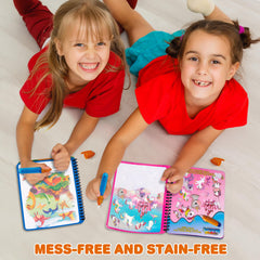 ArtCreativity Fairytale theme magic water coloring book; storybook-inspired art.