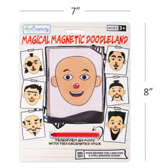 ArtCreativity Magnetic Drawing Face 2-Pack closeup magnets, durable materials for long-lasting play.