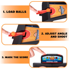 ArtCreativity mini basketball game set engages kids and adults for quick play.