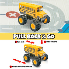 ArtCreativity monster bus 5-inch size fits small hands