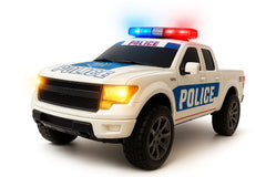 ArtCreativity police car toy with LED headlights enhances dramatic pretend play.