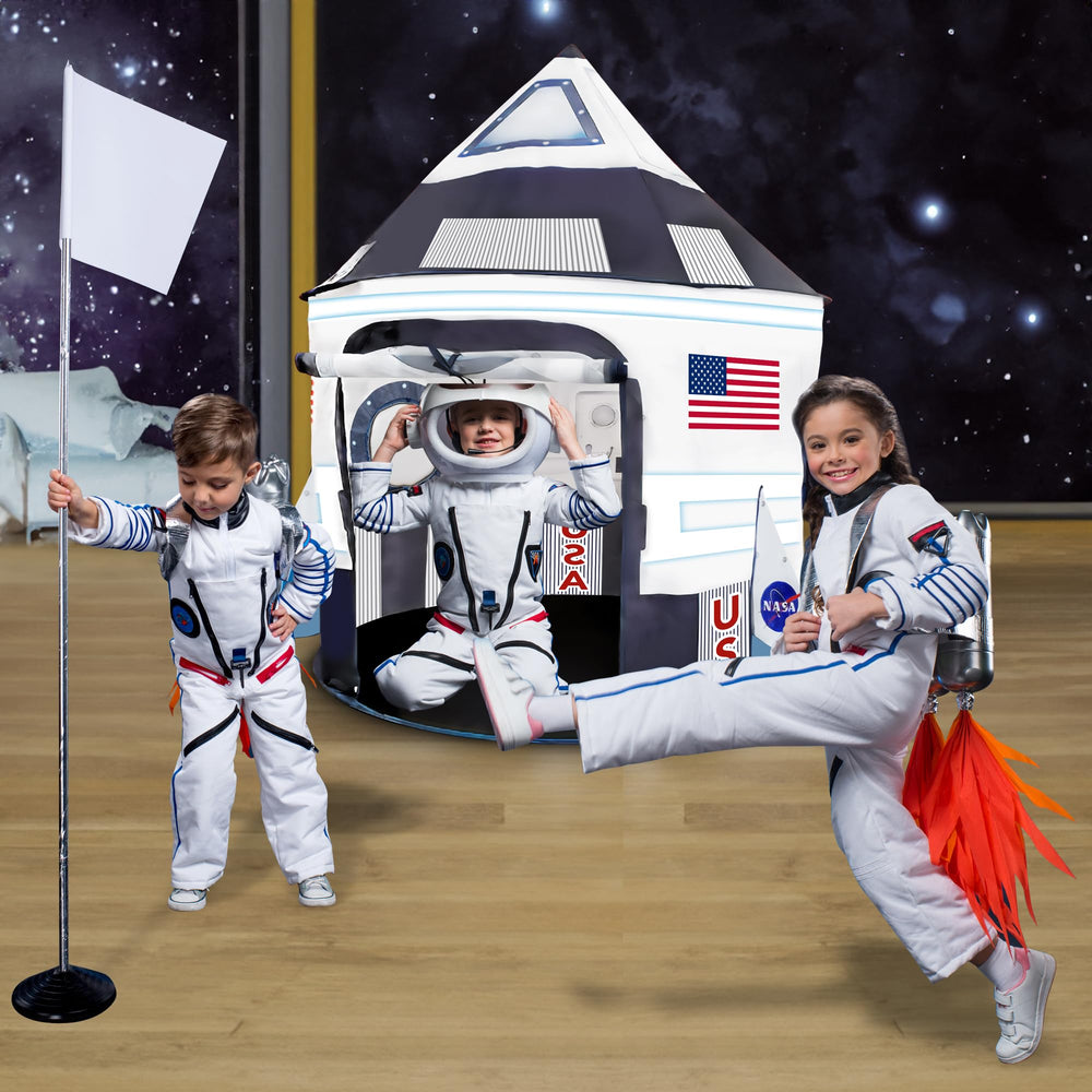 ArtCreativity pop-up tent foldable poles simplify quick setup.