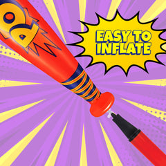 ArtCreativity Pow inflatable bats ideal as carnival prizes and party giveaways.