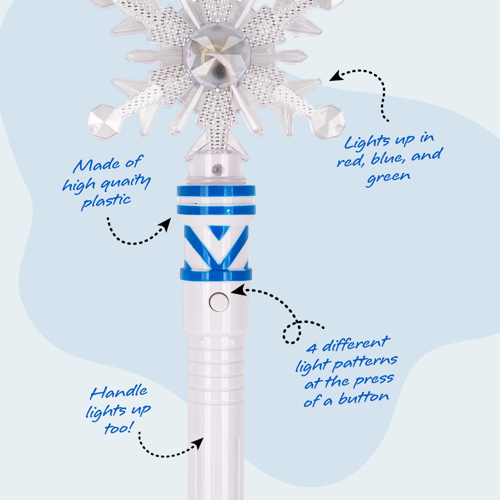 ArtCreativity snowflake wand enhances kids play with imaginative princess adventures
