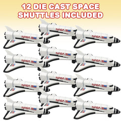 ArtCreativity space shuttle closeup highlighting authentic details for realistic pretend missions