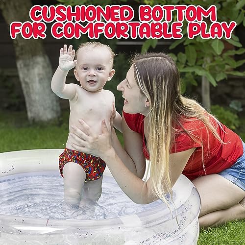 ArtCreativity sparkly pool bottom cushion detail highlights comfort during water play.