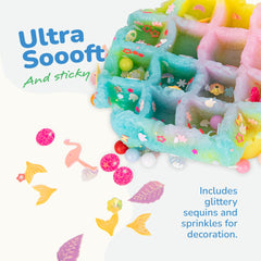 ArtCreativity squishy waffle featuring sparkling decorations