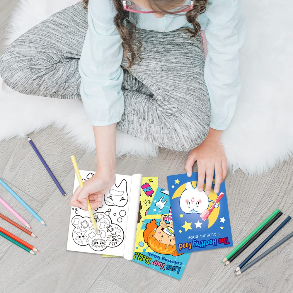 ArtCreativity tooth-character pages spark friendly dental-themed adventures.