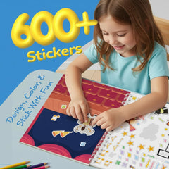 ArtCreativity travel-friendly activity book offers screen-free fun on the go.