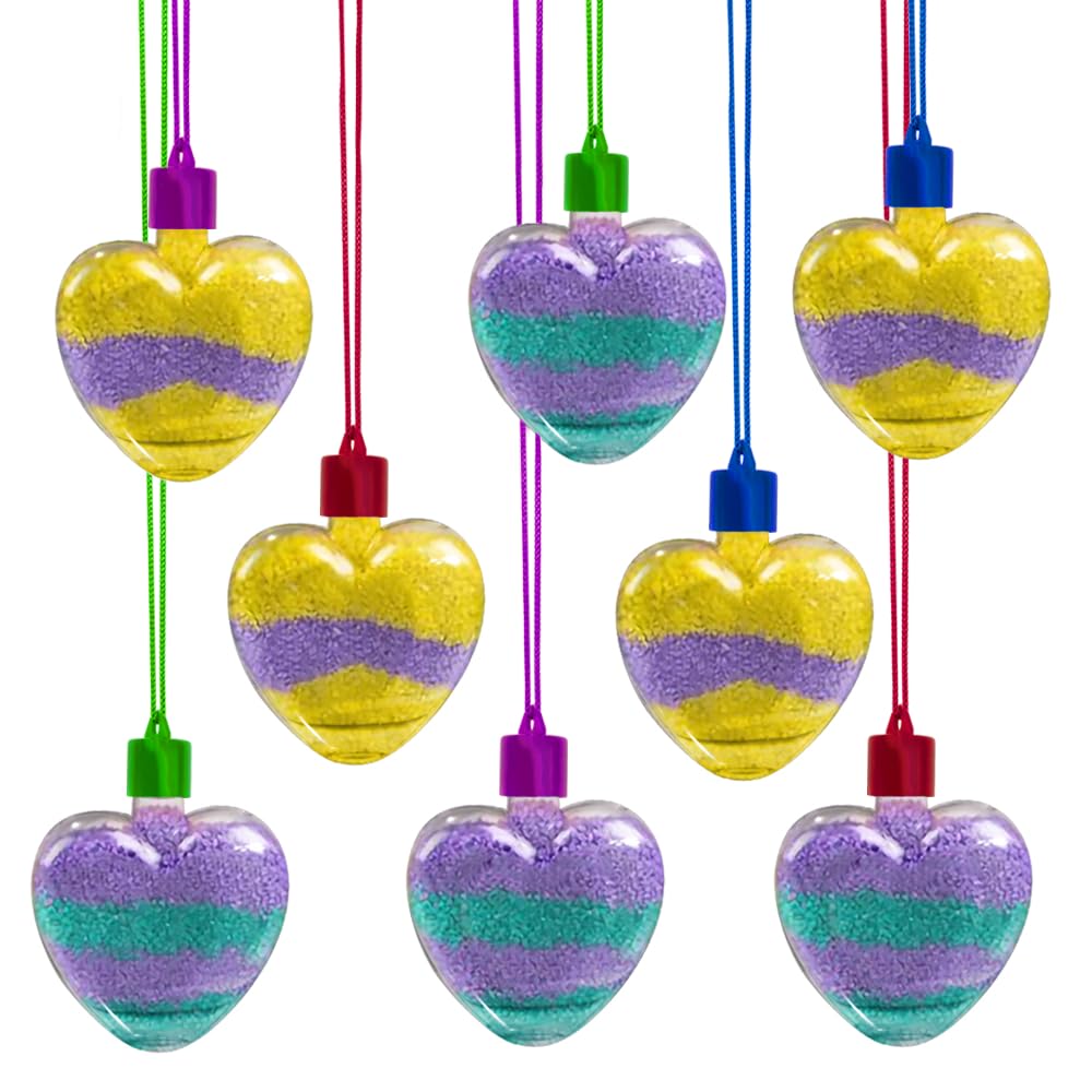 ArtCreativity Valentine heart necklaces packaging ready for classroom crafts
