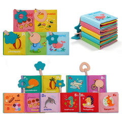 ArtCredit 5pack ocean theme crinkle book promotes early literacy with labeled items