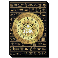 ARTDUEL Eye of Horus sleeves front view for card protection