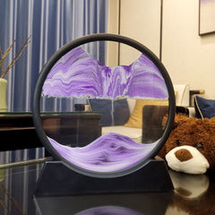 Arthink 360 degree rotation sand art reveals dynamic scenes for relaxation.