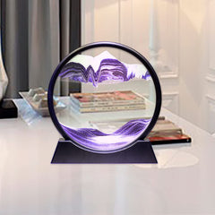 Arthink desktop sensory art adds a soothing workspace focal point.