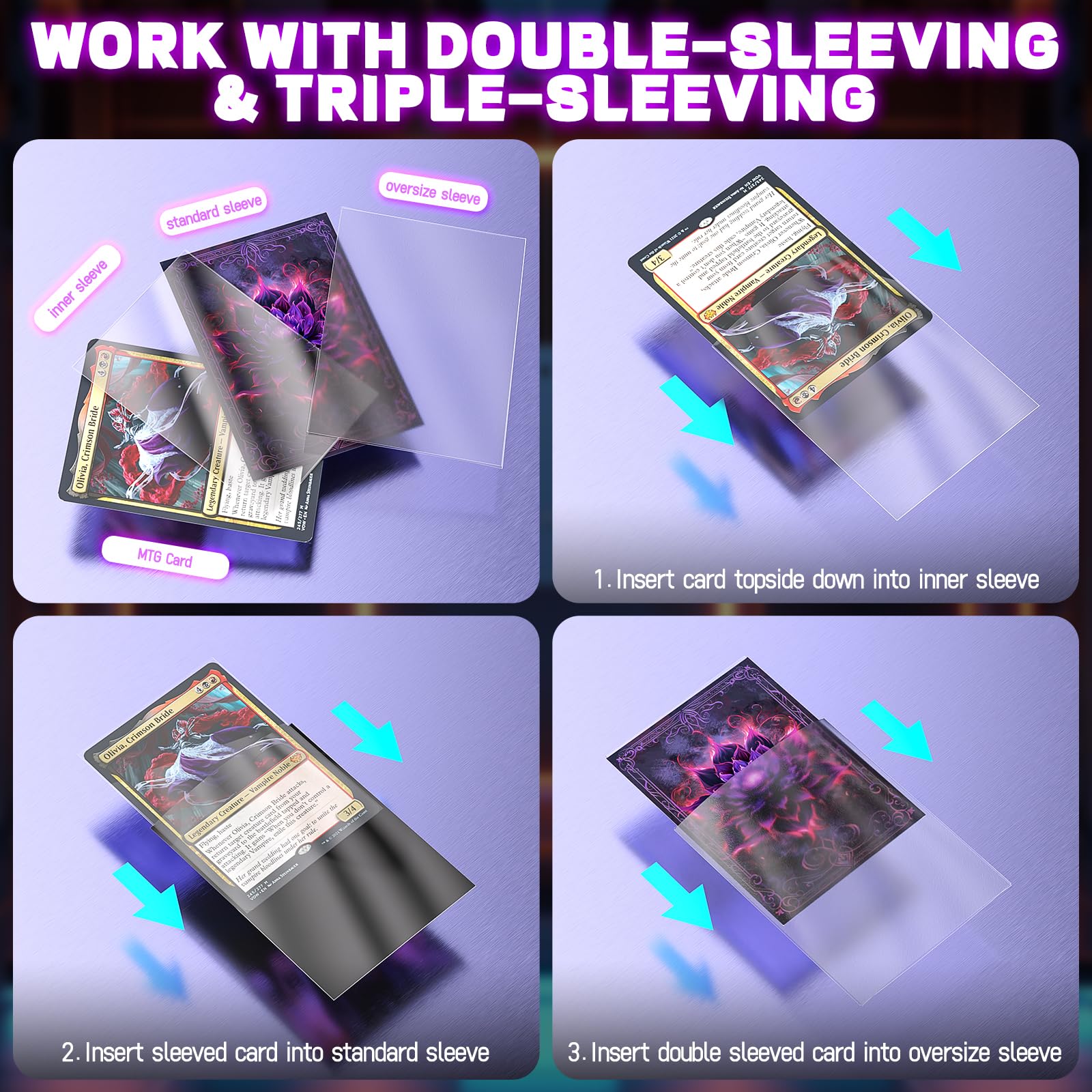 Artimana sleeves offer compatible inner and outer protection for doublesleeving.