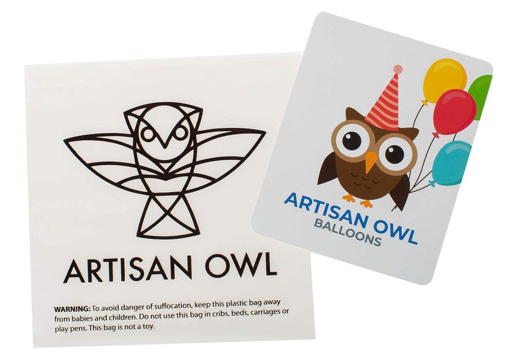 Artisan Owl orange tabby cat foil balloons set enhances birthday décor.