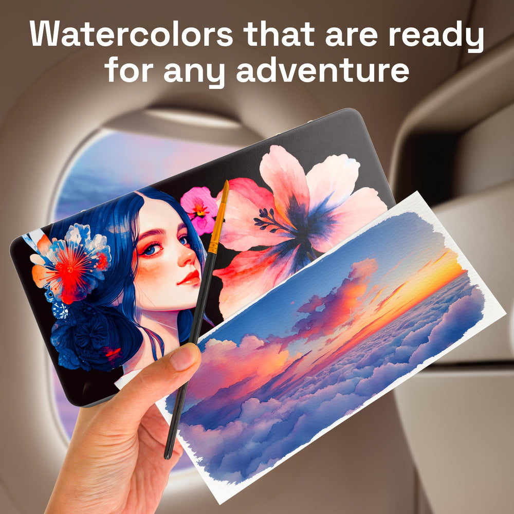 ARTISTRO built-in mixing palette enables quick swatches.