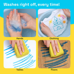 ARTISTRO kid-safe non-toxic tempera sticks support worry-free creativity