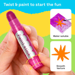 ARTISTRO washable sticks wipe clean from clothes and tables