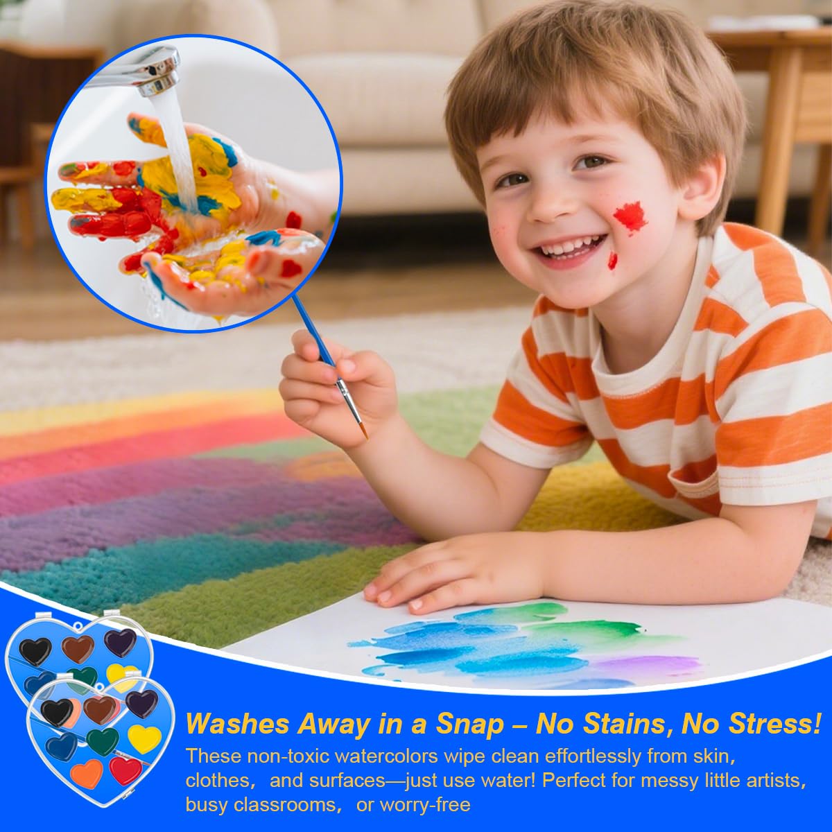 ARTLYMERS classroom art set ideal for preschool and school events.